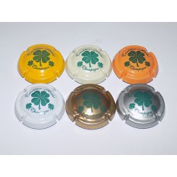 SERIE DE 6 CAPSULES DE CHAMPAGNE - COURTILLIER MARLOT