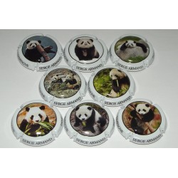 SERIE DE 8 CAPSULES DE CHAMPAGNE - SERGE ARMAND (Panda) N°11