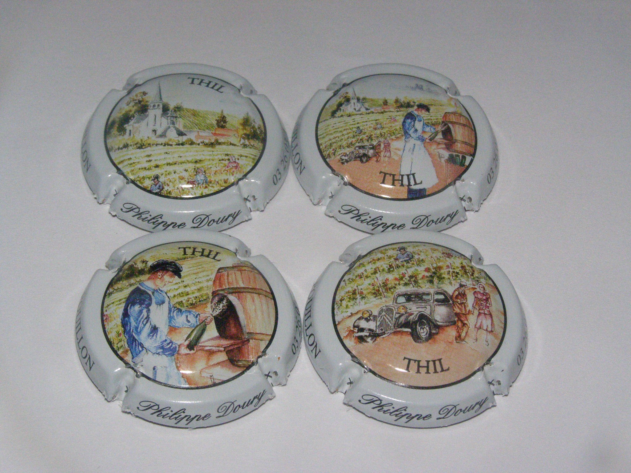 Capsules De Champagne Philippe Doury – Anciennes Et Décoratives – Idée Décoration