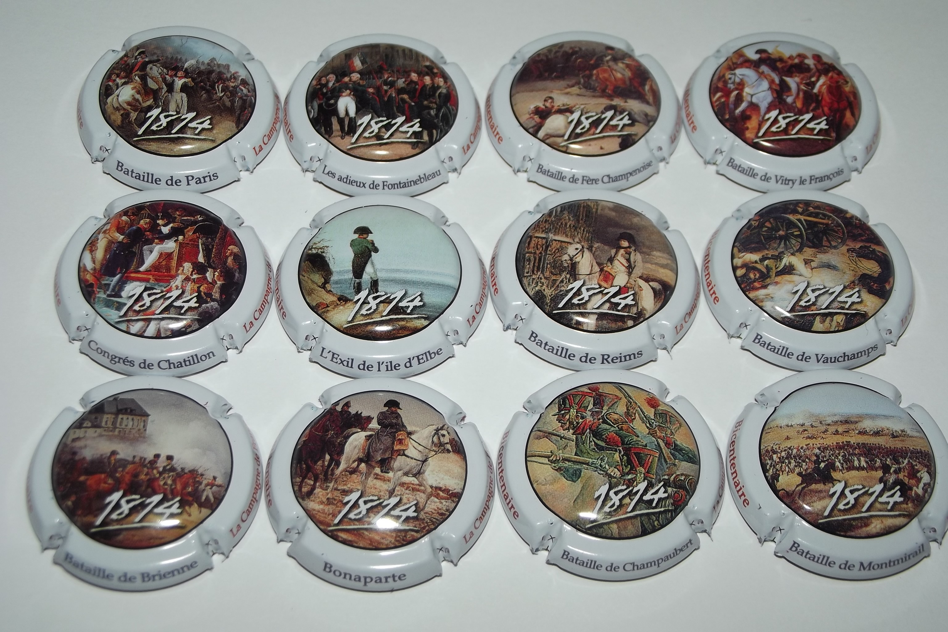 Lots, collections Collections Capsule de champagne