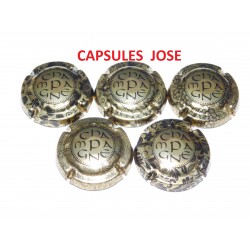 N°1142 - SERIE DE 5 CAPSULES DE CHAMPAGNE - GENERIQUE ( Elégance - septembre 2020)