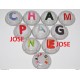 N° 1055 - SERIE DE 10 CAPSULES DE CHAMPAGNE - GENERIQUE ( Puzzle)