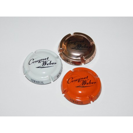 3 CAPSULES DE CHAMPAGNE - COUGNER WEBER