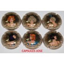 SERIE DE 6 CAPSULES DE CHAMPAGNE - GENERIQUE (Années Folles)