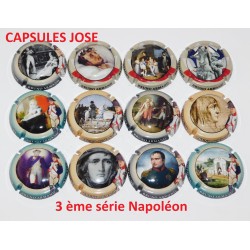 3 ème Série de 12 capsules de champagne - ARMAND BRUNO (Napoléon)