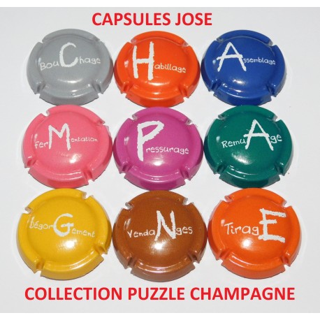 NEWS - Série de 9 Capsules de champagne Générique (Champagne)