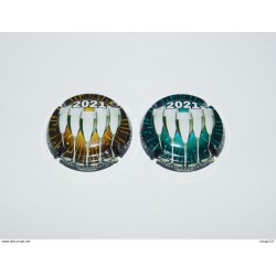 2 Capsules de champagne - STRAUSS GEORGETON N°30.d et 30.e