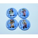 Série de 4 Capsules de champagne - GUILLETTE BREST (360 Exemplaires)