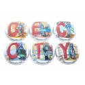 SERIE DE 6 CAPSULES DE CHAMPAGNE - DECOTY N°55 au 55.e