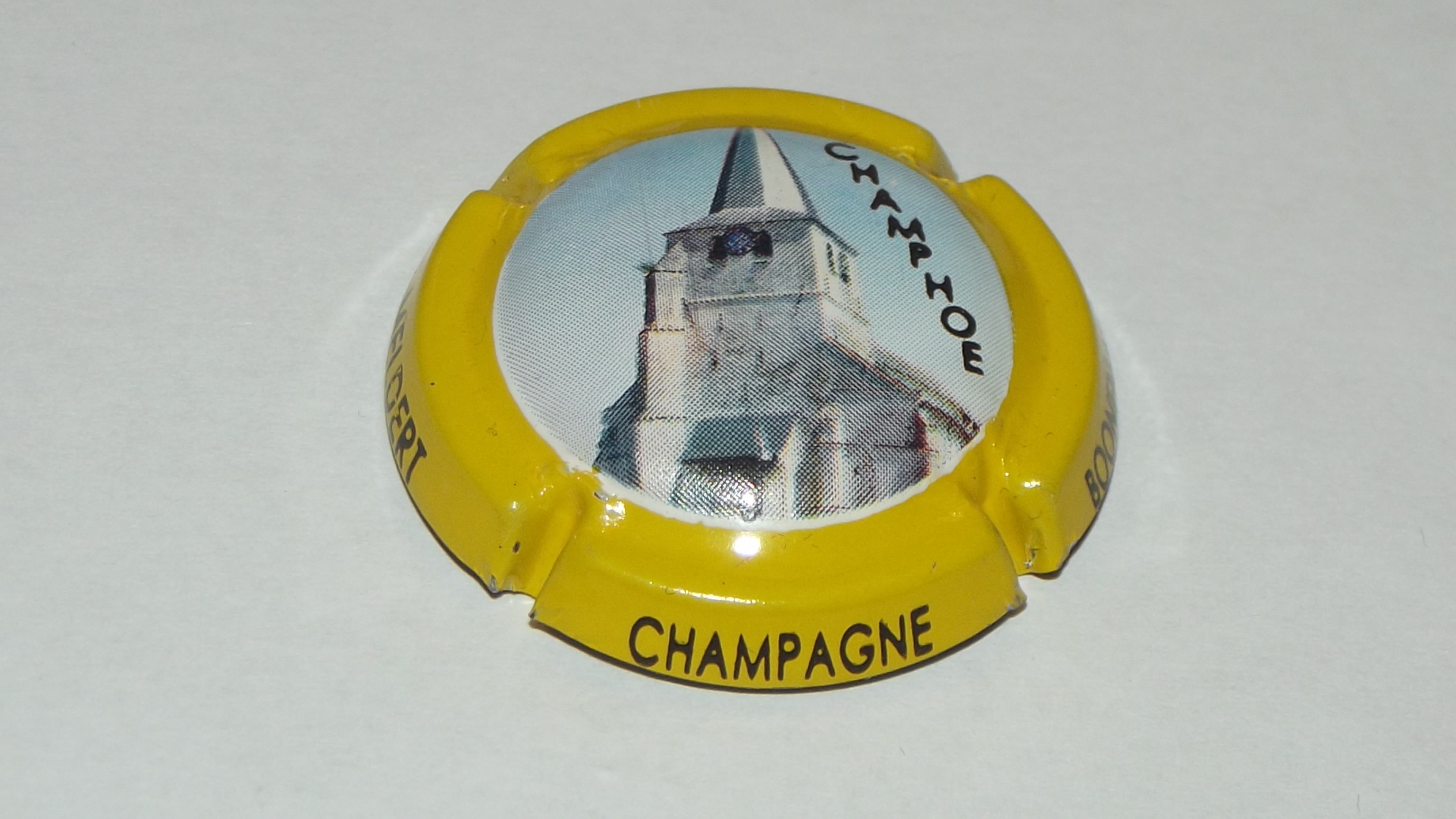Capsule de champagne BOONEN-MEUNIER cuvée champhoe 5b. contour jaune 