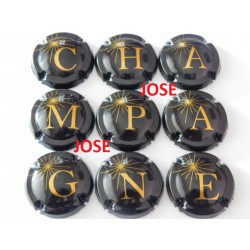 N°1184 - Série de 9 capsules de champagne - GENERIQUE (Puzzle Champagne)