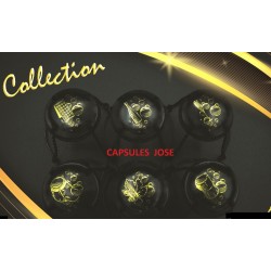 News - Série de 6 Capsules de champagne GENERIQUE (Champagne Mat Doré)