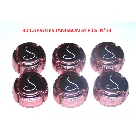 Lot de 30 capsules de champagne JANISSON et FILS N°13