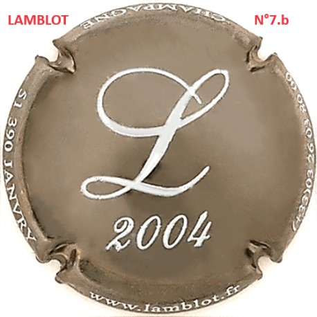Capsule de champagne - LAMBLOT  N°7.b