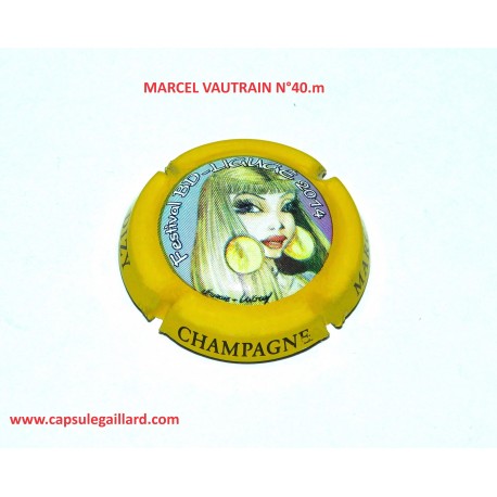 Capsule de champagne - MARCEL VAUTRAIN  N°40.m