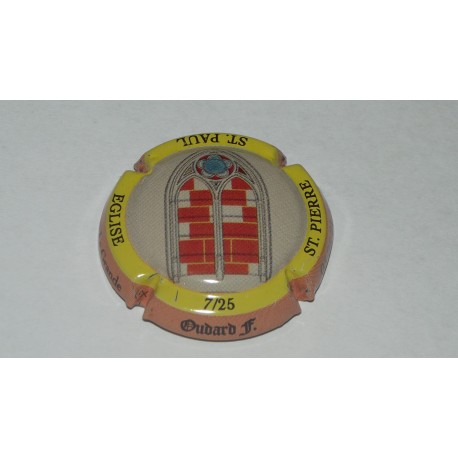 CAPSULE DE CHAMPAGNE - OUDARD.F  N°7 cercle jaune