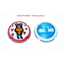 2 Capsules de champagne GUILLETTE BREST - 240 Exemplaires