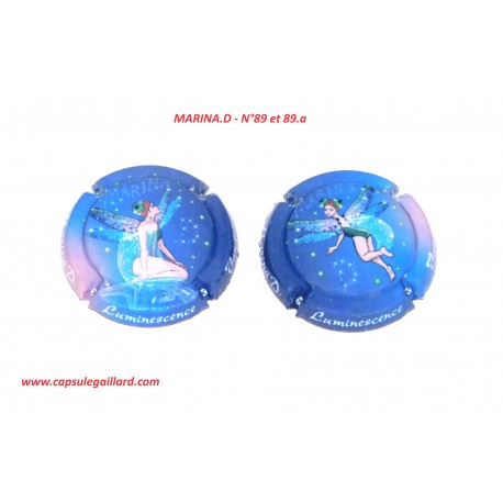 2 Capsules de champagne - MARINA.D N°89 et 89.a