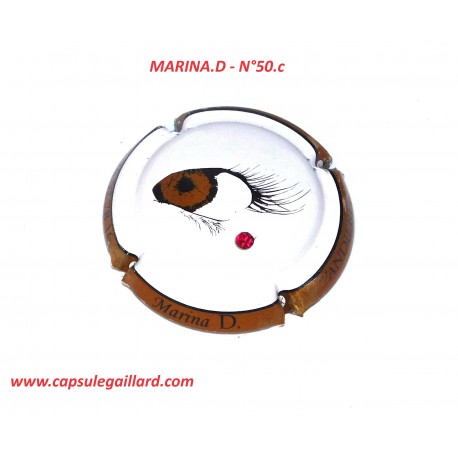 Capsule de champagne avec Strass - MARINA.D N°50.c