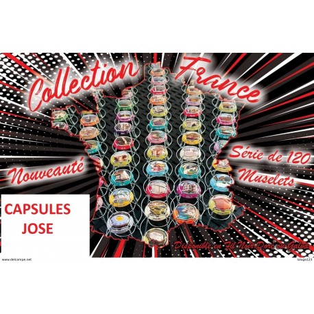 Série de 120 capsules de champagne - GENERIQUE (Collection France)