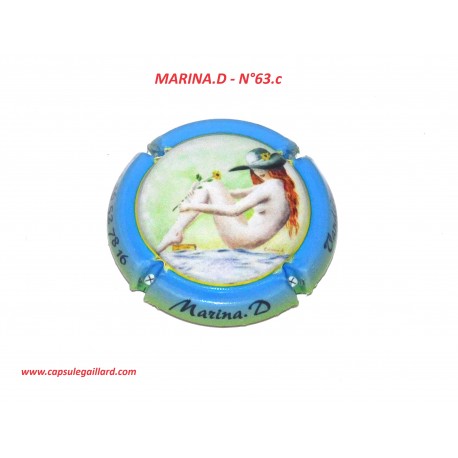 Capsule de champagne  - MARINA.D N°63.e