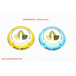 2 CAPSULES DE CHAMPAGNE - ROGER MIGUEL N°26.b et 26.c