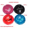 Série de 4 Capsules de champagne - LAURENT MOUGIN N°51.c - 57.c - A2 et A2.a