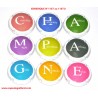 Série de 9 Capsules de champagne - GENERIQUE N°1167 AU 1167.h