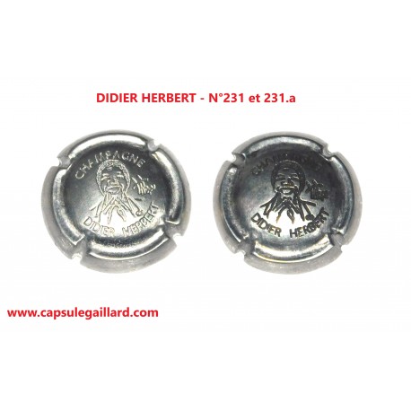 2 Capsules de Champagne en Etain - DIDIER HERBERT N°231 au 231.a
