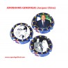 3 JEROBOAMS GENERIQUES (Jacques Chirac) Contour Bleu