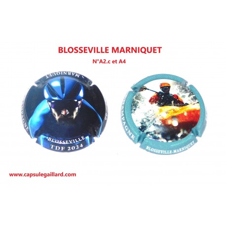 2 CAPSULES DE CHAMPAGNE - BLOSSEVILLE MARNIQUET (240 Ex)