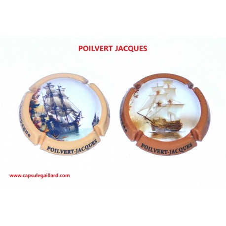 2 CAPSULES DE CHAMPAGNE - JACQUES POILVERT  (240 Ex) N