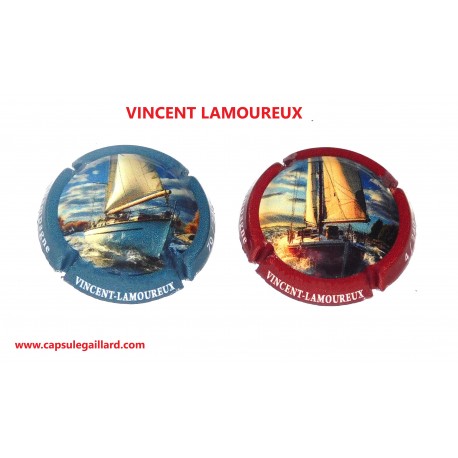 2 CAPSULES DE CHAMPAGNE -VINCENT LAMOUREUX  (240 Ex)