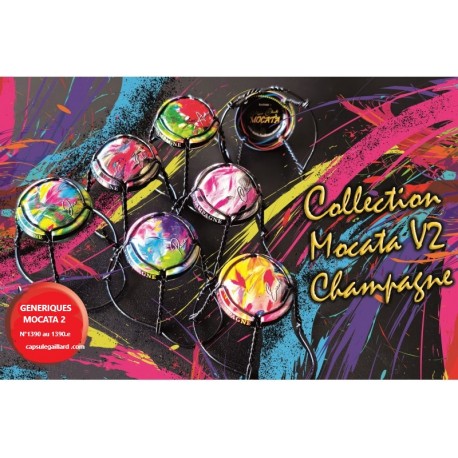 Série de 6 Capsules de champagne GENERIQUE ( Mocata 2)
