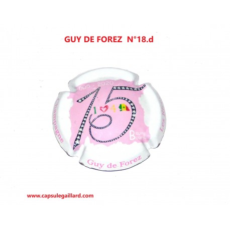 Capsule de Champagne GUY DE FOREZ N°18.d