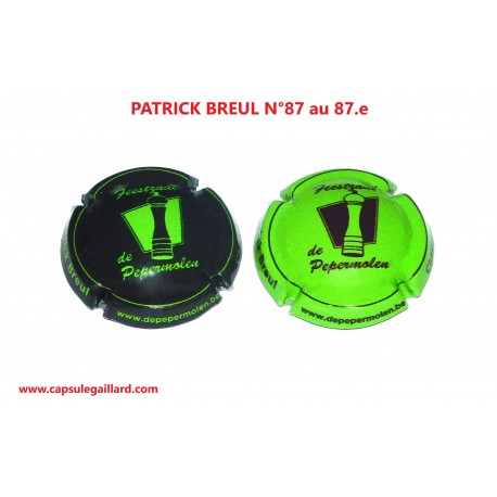 2 Capsules de champagne - PATRICK BREUL N°87 et 87.a