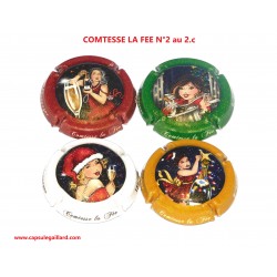 Série de 4 Capsules de champagne - COMTESSE LA FEE  N°2 au 2.c