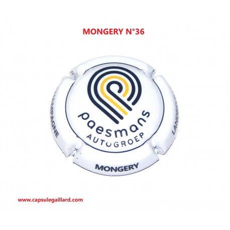 Capsule de champagne - MONGERY N°36