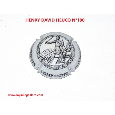 Capsule de champagne - HENRY DAVID HEUCQ N°180