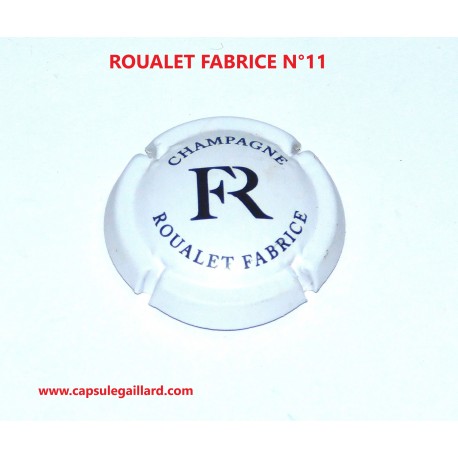 Capsule de champagne - FABRICE ROUALET  N°11