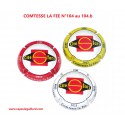 Série de 3 Capsules de champagne - COMTESSE LA FEE N°104 au 104.b