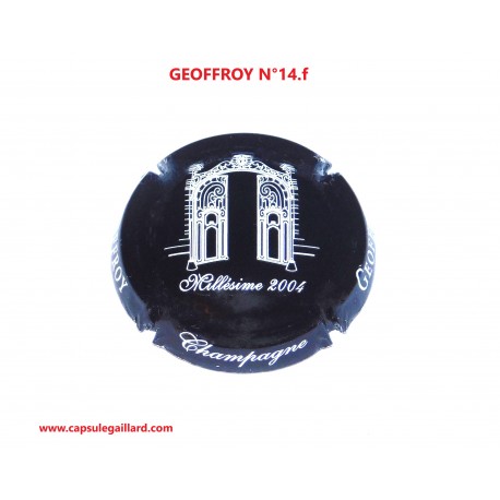 CAPSULE DE CHAMPAGNE - GEOFFROY N°14.f