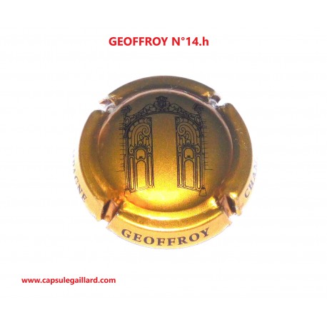 CAPSULE DE CHAMPAGNE - GEOFFROY N°14.h