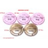 LOT DE 5 CAPSULES DE CHAMPAGNE GEORGES SOHET