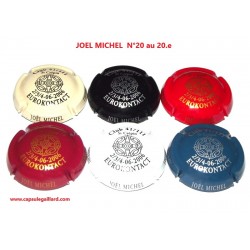 Série de 6 Capsules de champagne JOEL MICHEL N°20 au 20.e