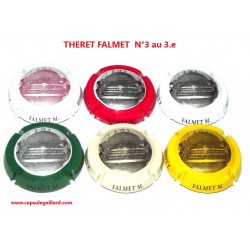 Série de 6 Capsules de champagne THERET FALMET N°3 au 3.e