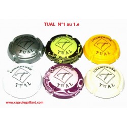 Série de 6 Capsules de champagne TUAL N°1 au 1.e