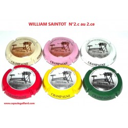 Série de 6 Capsules de champagne WILLIAM SAINTOT  N°2.c au 2.ce