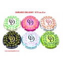 SERIE DE 6 CAPSULES DE CHAMPAGNE - GERARD DELIGNY N°8 au 8e