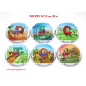 SERIE DE 6 CAPSULES DE CHAMPAGNE - DECOTY N°33 au 33.e
